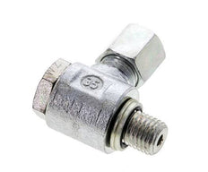 6S & M12x1.5 Verzinkt Stalen Swivel Joint Snijringkoppeling Buitendraad 400bar NBR O-ring Draaibaar ISO 8434-1