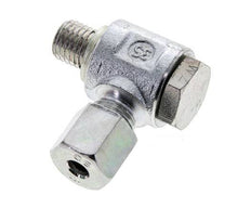 6S & M12x1.5 Verzinkt Stalen Swivel Joint Snijringkoppeling Buitendraad 400bar NBR O-ring Draaibaar ISO 8434-1