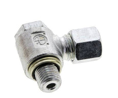 8S & M14x1.5 Verzinkt Stalen Swivel Joint Snijringkoppeling Buitendraad 400bar NBR O-ring Draaibaar ISO 8434-1