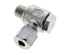 8S & M14x1.5 Verzinkt Stalen Swivel Joint Snijringkoppeling Buitendraad 400bar NBR O-ring Draaibaar ISO 8434-1