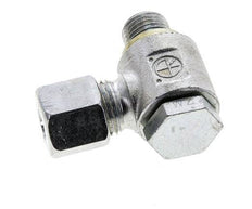 8S & M14x1.5 Verzinkt Stalen Swivel Joint Snijringkoppeling Buitendraad 400bar NBR O-ring Draaibaar ISO 8434-1