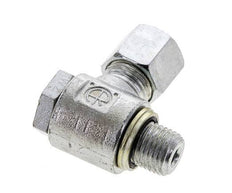 8S & M14x1.5 Verzinkt Stalen Swivel Joint Snijringkoppeling Buitendraad 400bar NBR O-ring Draaibaar ISO 8434-1