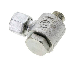 10S & M16x1.5 Verzinkt Stalen Swivel Joint Snijringkoppeling Buitendraad 400bar NBR O-ring Draaibaar ISO 8434-1