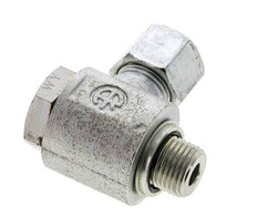 10S & M16x1.5 Verzinkt Stalen Swivel Joint Snijringkoppeling Buitendraad 400bar NBR O-ring Draaibaar ISO 8434-1