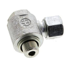 10S & M16x1.5 Verzinkt Stalen Swivel Joint Snijringkoppeling Buitendraad 400bar NBR O-ring Draaibaar ISO 8434-1