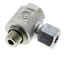10S & M16x1.5 Verzinkt Stalen Swivel Joint Snijringkoppeling Buitendraad 400bar NBR O-ring Draaibaar ISO 8434-1