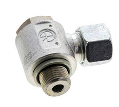 12S & M18x1.5 Verzinkt Stalen Swivel Joint Snijringkoppeling Buitendraad 400bar NBR O-ring Draaibaar ISO 8434-1