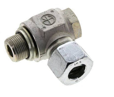 16S & M22x1.5 Verzinkt Stalen Swivel Joint Snijringkoppeling Buitendraad 400bar NBR O-ring Draaibaar ISO 8434-1