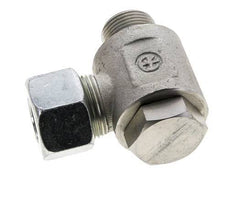 20S & M27x2 Verzinkt Stalen Swivel Joint Snijringkoppeling Buitendraad 400bar NBR O-ring Draaibaar ISO 8434-1
