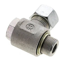 20S & M27x2 Verzinkt Stalen Swivel Joint Snijringkoppeling Buitendraad 400bar NBR O-ring Draaibaar ISO 8434-1