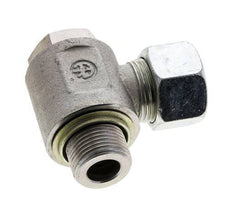 20S & M27x2 Verzinkt Stalen Swivel Joint Snijringkoppeling Buitendraad 400bar NBR O-ring Draaibaar ISO 8434-1