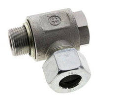 20S & M27x2 Verzinkt Stalen Swivel Joint Snijringkoppeling Buitendraad 400bar NBR O-ring Draaibaar ISO 8434-1