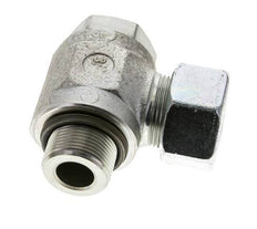 25S & M33x2 Zink plated Steel Swivel Joint Cutting Fitting with Male Threads 250 bar NBRO-ring Rotatable ISO 8434-1