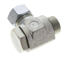 30S & M42x2 Zink plated Steel Swivel Joint Cutting Fitting with Male Threads 250 bar NBRO-ring Rotatable ISO 8434-1