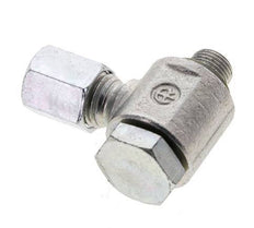 6L & G1/8'' Verzinkt Stalen Swivel Joint Snijringkoppeling Buitendraad 315bar NBR O-ring Draaibaar ISO 8434-1