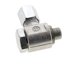 6L & G1/8'' Verzinkt Stalen Swivel Joint Snijringkoppeling Buitendraad 315bar NBR O-ring Draaibaar ISO 8434-1