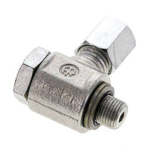 6L & G1/8'' Verzinkt Stalen Swivel Joint Snijringkoppeling Buitendraad 315bar NBR O-ring Draaibaar ISO 8434-1