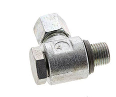 8L & G1/4'' Verzinkt Stalen Swivel Joint Snijringkoppeling Buitendraad 315bar NBR O-ring Draaibaar ISO 8434-1
