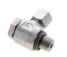8L & G1/4'' Verzinkt Stalen Swivel Joint Snijringkoppeling Buitendraad 315bar NBR O-ring Draaibaar ISO 8434-1