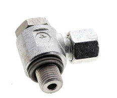 8L & G1/4'' Verzinkt Stalen Swivel Joint Snijringkoppeling Buitendraad 315bar NBR O-ring Draaibaar ISO 8434-1