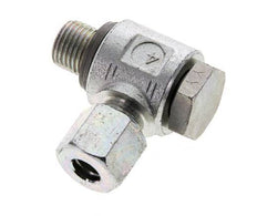 8L & G1/4'' Verzinkt Stalen Swivel Joint Snijringkoppeling Buitendraad 315bar NBR O-ring Draaibaar ISO 8434-1