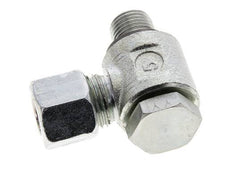 10L & G1/4'' Verzinkt Stalen Swivel Joint Snijringkoppeling Buitendraad 315bar NBR O-ring Draaibaar ISO 8434-1