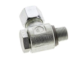 10L & G1/4'' Verzinkt Stalen Swivel Joint Snijringkoppeling Buitendraad 315bar NBR O-ring Draaibaar ISO 8434-1