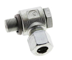 10L & G1/4'' Verzinkt Stalen Swivel Joint Snijringkoppeling Buitendraad 315bar NBR O-ring Draaibaar ISO 8434-1