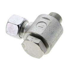12L & G3/8'' Verzinkt Stalen Swivel Joint Snijringkoppeling Buitendraad 315bar NBR O-ring Draaibaar ISO 8434-1