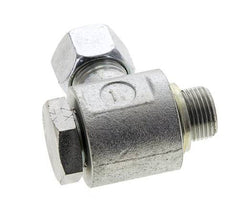 12L & G3/8'' Verzinkt Stalen Swivel Joint Snijringkoppeling Buitendraad 315bar NBR O-ring Draaibaar ISO 8434-1