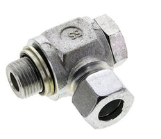 15L & G1/2'' Verzinkt Stalen Swivel Joint Snijringkoppeling Buitendraad 315bar NBR O-ring Draaibaar ISO 8434-1