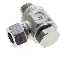 15L & G1/2'' Verzinkt Stalen Swivel Joint Snijringkoppeling Buitendraad 315bar NBR O-ring Draaibaar ISO 8434-1