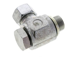15L & G1/2'' Verzinkt Stalen Swivel Joint Snijringkoppeling Buitendraad 315bar NBR O-ring Draaibaar ISO 8434-1