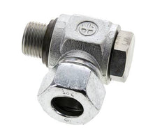 18L & G1/2'' Verzinkt Stalen Swivel Joint Snijringkoppeling Buitendraad 315bar NBR O-ring Draaibaar ISO 8434-1