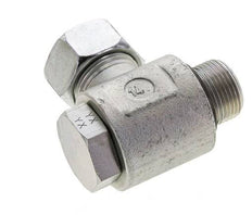 22L & G3/4'' Verzinkt Stalen Swivel Joint Snijringkoppeling Buitendraad 160bar NBR O-ring Draaibaar ISO 8434-1