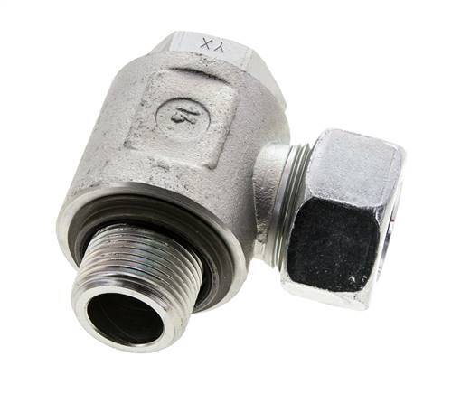22L & G3/4'' Verzinkt Stalen Swivel Joint Snijringkoppeling Buitendraad 160bar NBR O-ring Draaibaar ISO 8434-1