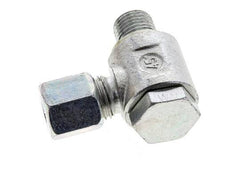 6S & G1/4'' Verzinkt Stalen Swivel Joint Snijringkoppeling Buitendraad 400bar NBR O-ring Draaibaar ISO 8434-1