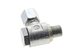 6S & G1/4'' Verzinkt Stalen Swivel Joint Snijringkoppeling Buitendraad 400bar NBR O-ring Draaibaar ISO 8434-1