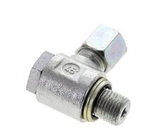 6S & G1/4'' Verzinkt Stalen Swivel Joint Snijringkoppeling Buitendraad 400bar NBR O-ring Draaibaar ISO 8434-1