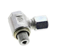 6S & G1/4'' Verzinkt Stalen Swivel Joint Snijringkoppeling Buitendraad 400bar NBR O-ring Draaibaar ISO 8434-1
