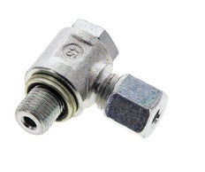6S & G1/4'' Verzinkt Stalen Swivel Joint Snijringkoppeling Buitendraad 400bar NBR O-ring Draaibaar ISO 8434-1