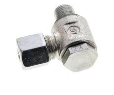 8S & G1/4'' Verzinkt Stalen Swivel Joint Snijringkoppeling Buitendraad 400bar NBR O-ring Draaibaar ISO 8434-1