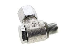 8S & G1/4'' Verzinkt Stalen Swivel Joint Snijringkoppeling Buitendraad 400bar NBR O-ring Draaibaar ISO 8434-1