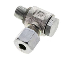 8S & G1/4'' Verzinkt Stalen Swivel Joint Snijringkoppeling Buitendraad 400bar NBR O-ring Draaibaar ISO 8434-1