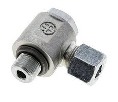 10S & G3/8'' Verzinkt Stalen Swivel Joint Snijringkoppeling Buitendraad 400bar NBR O-ring Draaibaar ISO 8434-1