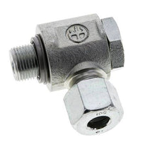 10S & G3/8'' Verzinkt Stalen Swivel Joint Snijringkoppeling Buitendraad 400bar NBR O-ring Draaibaar ISO 8434-1