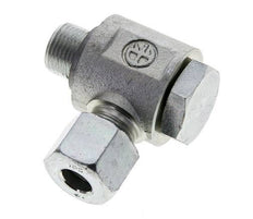 10S & G3/8'' Verzinkt Stalen Swivel Joint Snijringkoppeling Buitendraad 400bar NBR O-ring Draaibaar ISO 8434-1