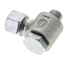 12S & G3/8'' Verzinkt Stalen Swivel Joint Snijringkoppeling Buitendraad 400bar NBR O-ring Draaibaar ISO 8434-1