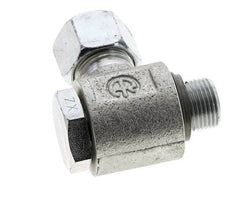 12S & G3/8'' Verzinkt Stalen Swivel Joint Snijringkoppeling Buitendraad 400bar NBR O-ring Draaibaar ISO 8434-1