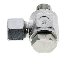 14S & G1/2'' Verzinkt Stalen Swivel Joint Snijringkoppeling Buitendraad 400bar NBR O-ring Draaibaar ISO 8434-1